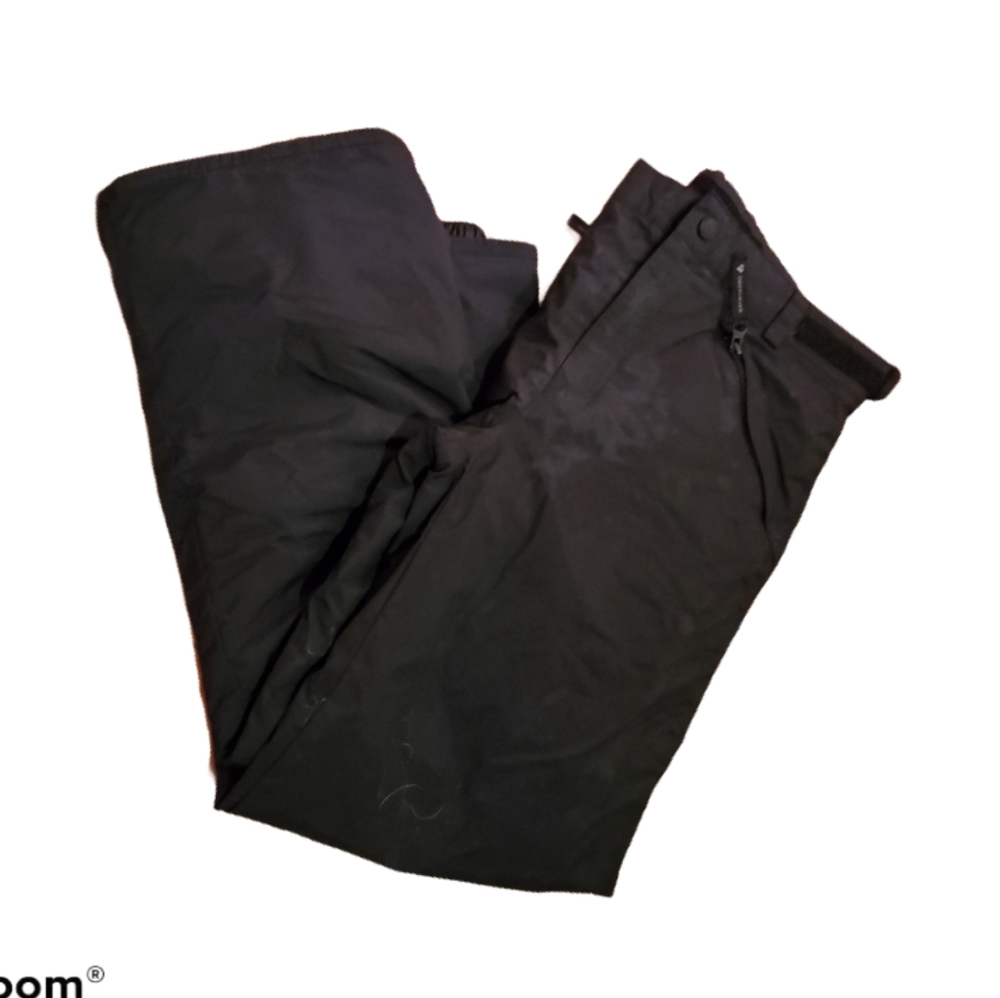 Obermeyer Black Thick High Quality Adjustable Waist Ski Pants Teen Size XL 18